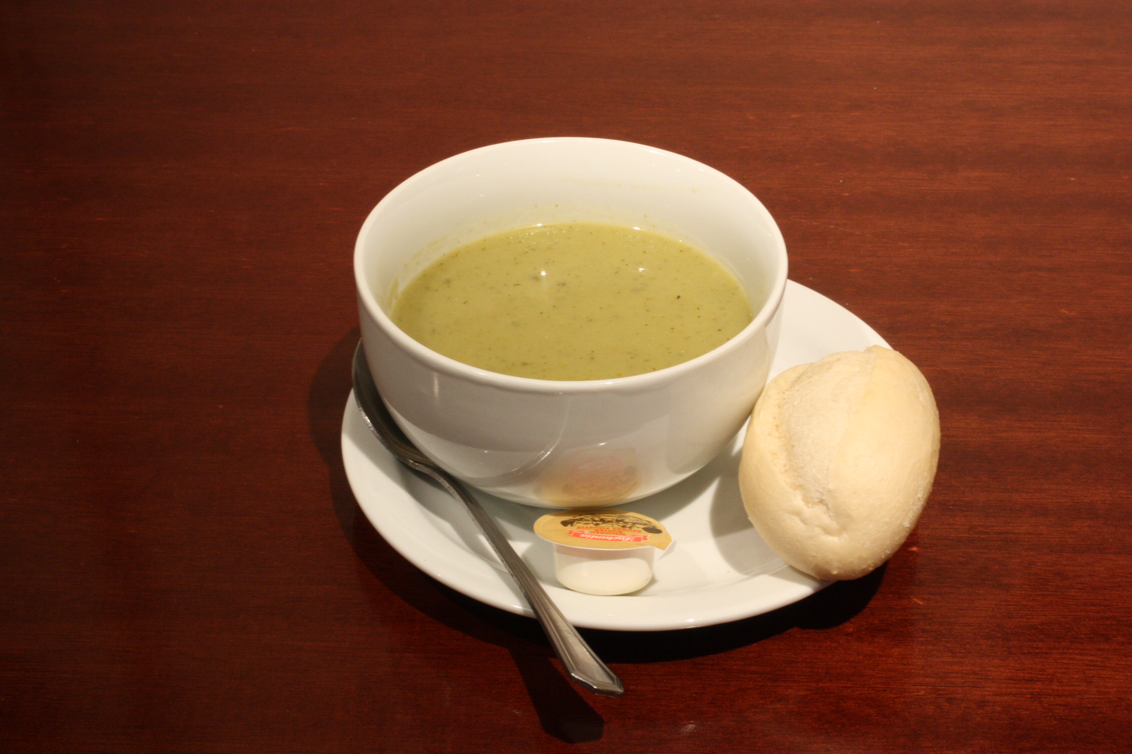 Soup of the day with roll